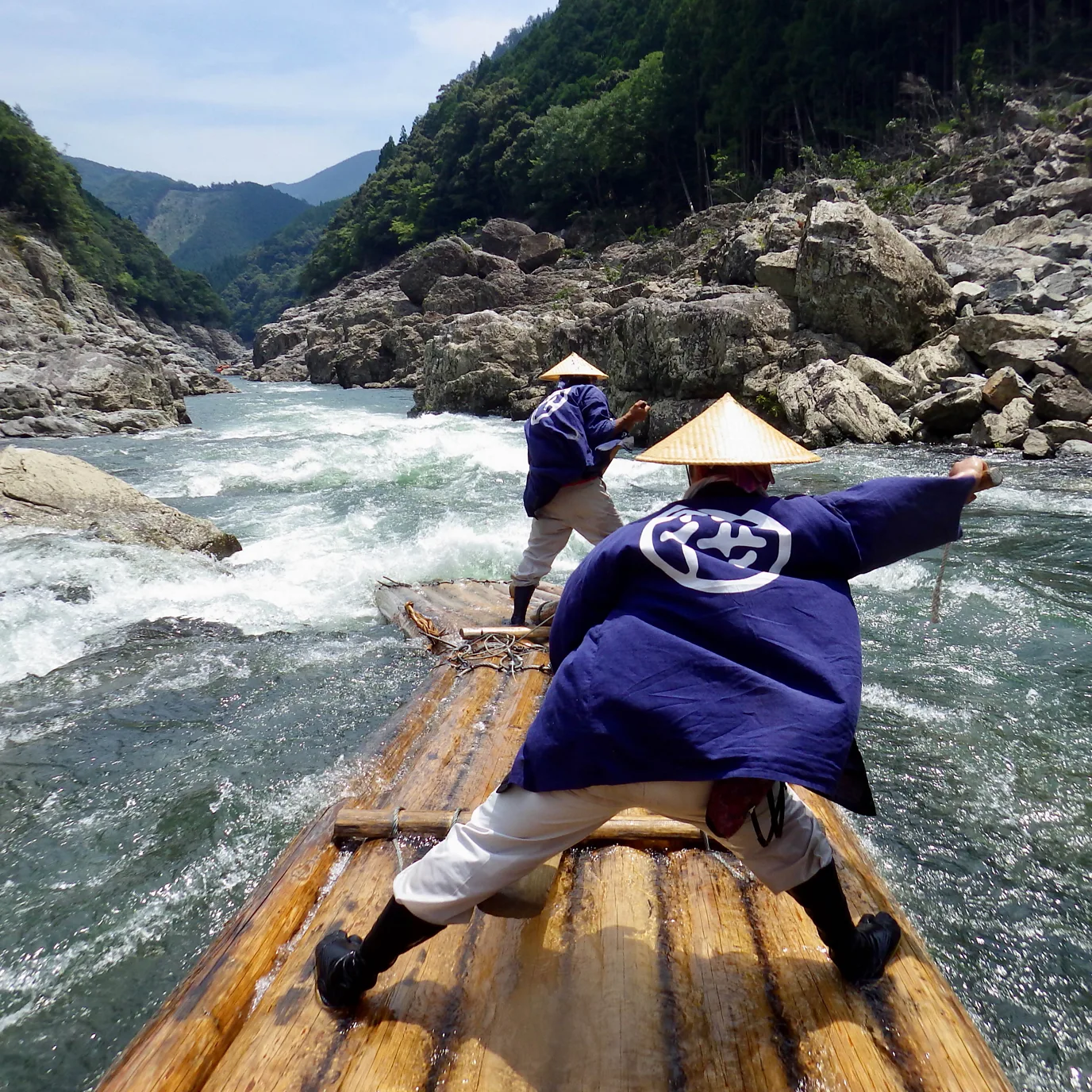 Traditional Rafting in Wakayama, Japan: An Adventure Standing Tall