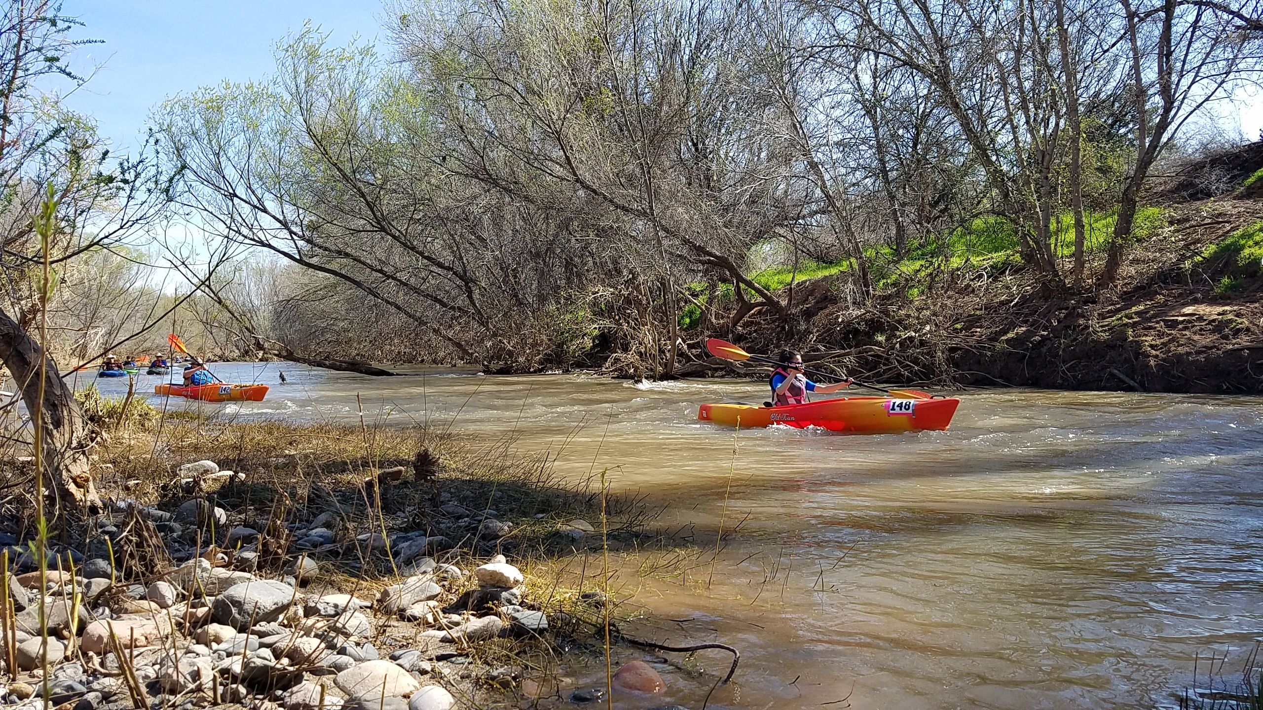 Verde River kayaking in Cottonwood