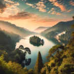 A picturesque view of Naini Lake in Nainital