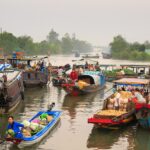 Floating market on the Martapura River