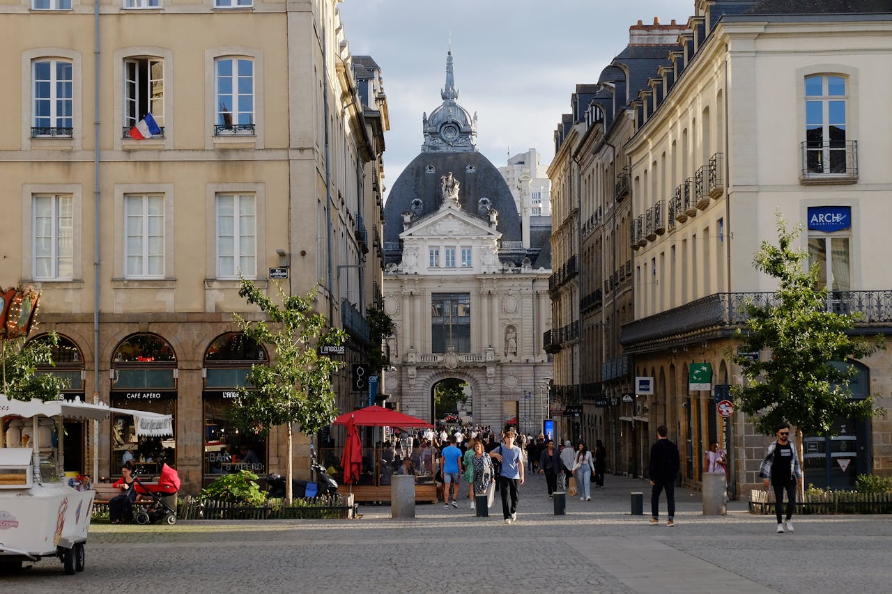 Cityscape of Rennes