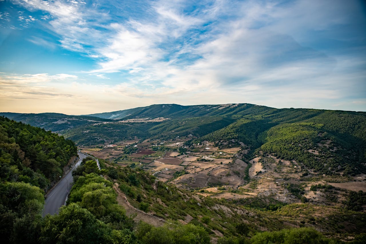 lush valleys