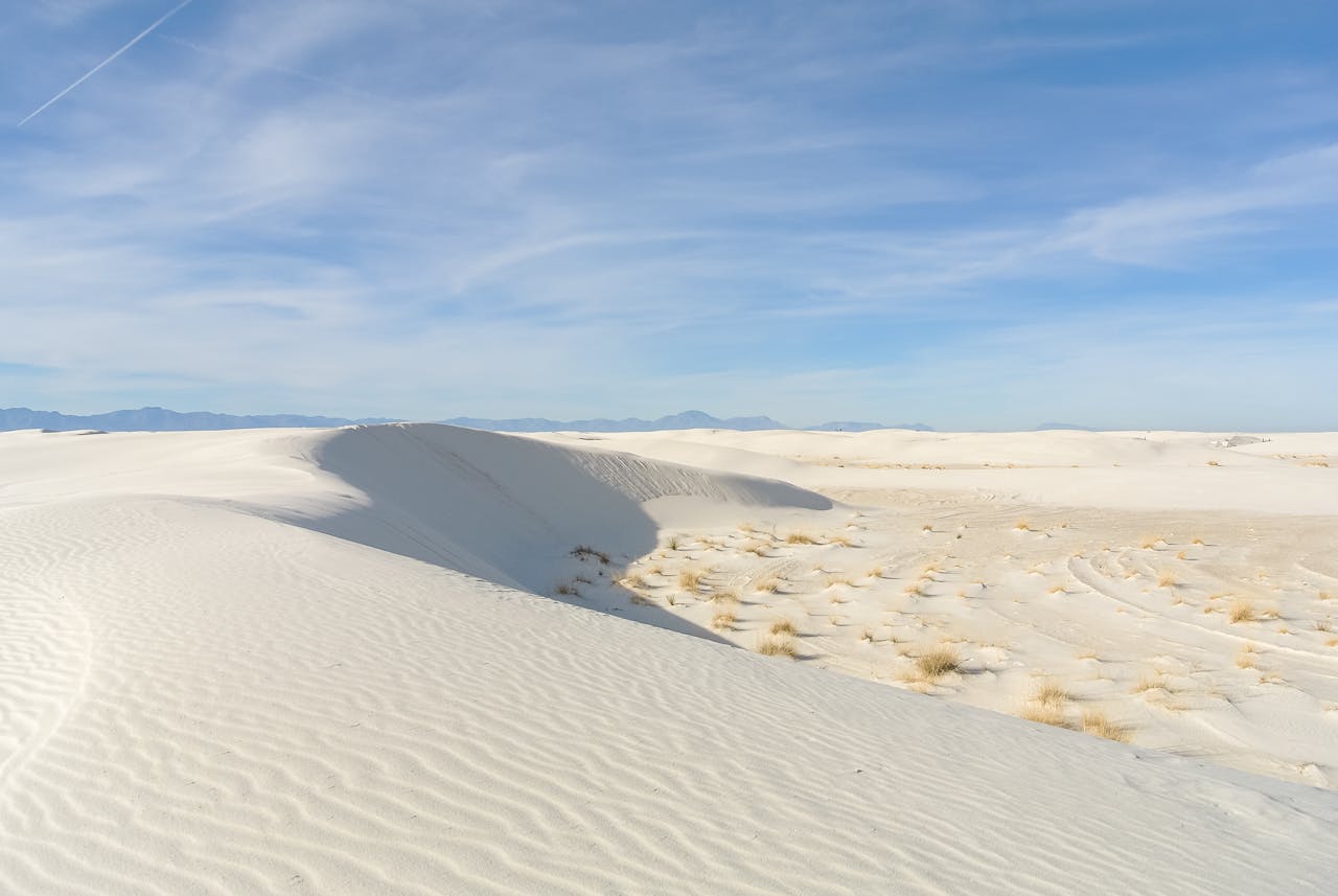 Sand Dunes on Desert Sand Dunes on Desert