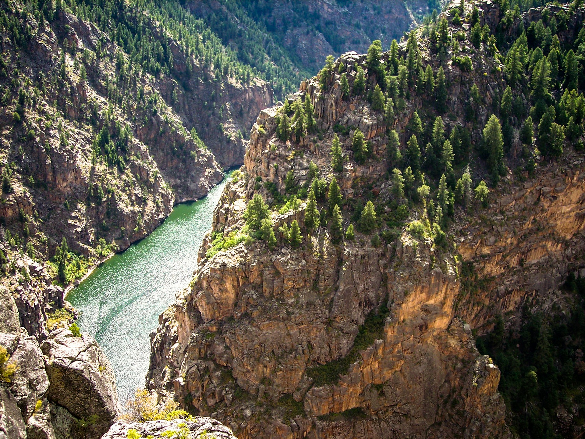 Black Canyon at Gunnison National Park Black Canyon at Gunnison National Park