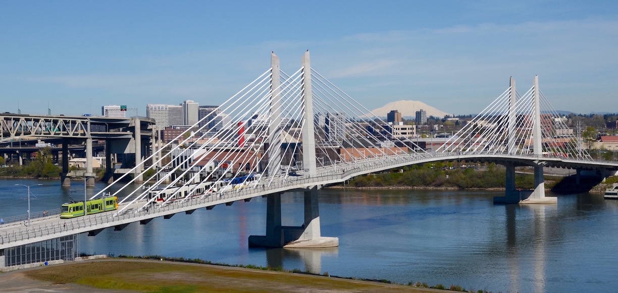 The Tilikum Crossing bridge The Tilikum Crossing bridge